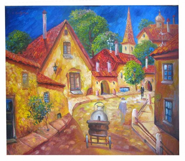 Сочинение по картине: Долгов - "Таллинн"