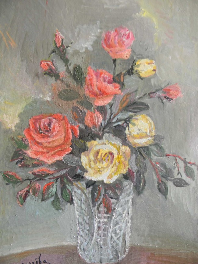 Сочинение по картине: Долгова - "Розы"