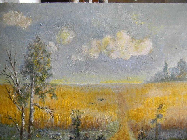 Сочинение по картине: Долгова - "Русское поле"