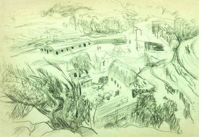 Сочинение по картине: Древин - "Вид на деревню с горы" Сочинение по картине: Древин - "Вид на деревню с горы"