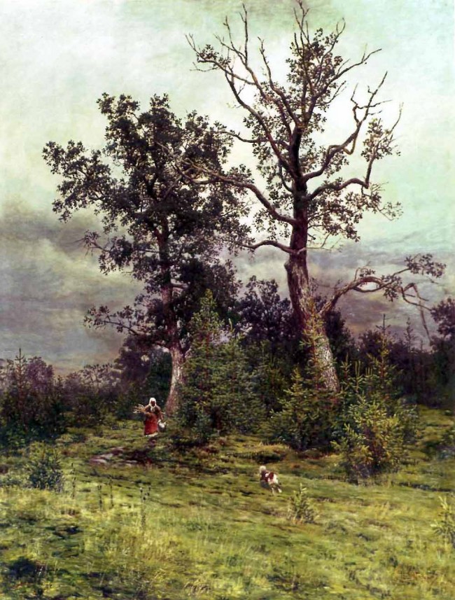 Сочинение по картине: Дубовской - "Через лес"