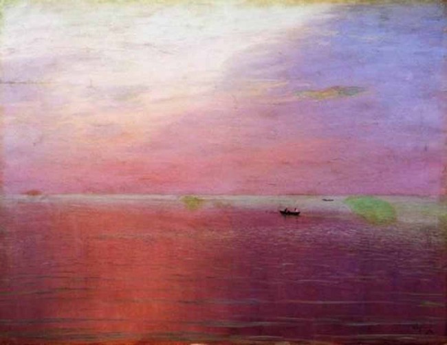 Сочинение по картине: Дубовской - "Тихий вечер"
