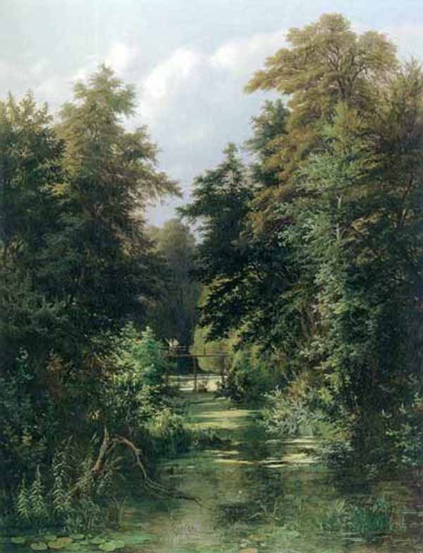 Сочинение по картине: Джогин - "Лесной пейзаж"