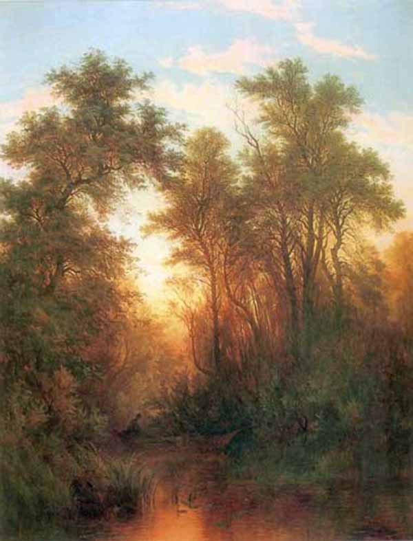 Сочинение по картине: Джогин - "Летний пейзаж с речкой"