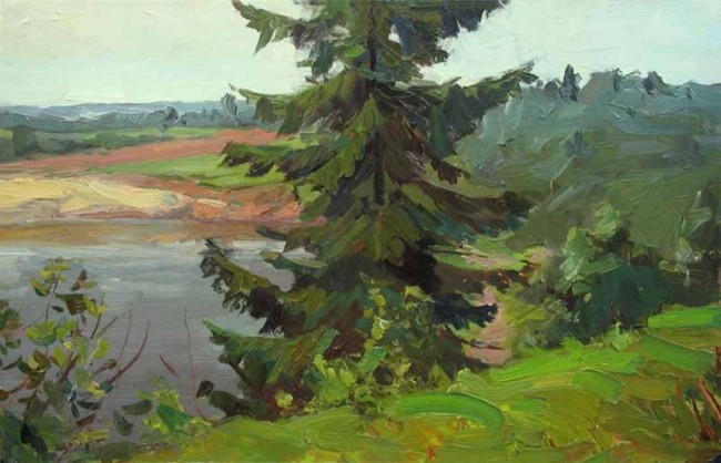 Сочинение по картине: Егорнов - "Русский мотив"