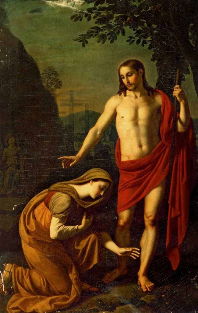 Сочинение по картине: Егоров - "Явление Христа Марии Магдалине"