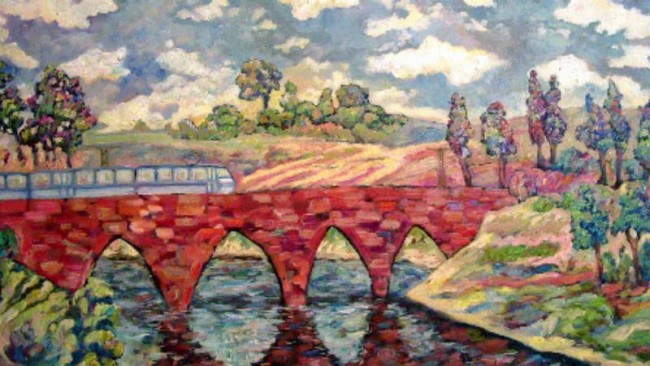 Сочинение по картине: Елизаров - "Ура мы едем в Париж!"