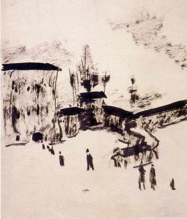 Сочинение по картине: Ершов - "На улице"