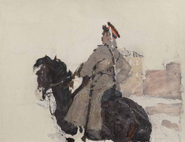 Сочинение по картине: Езучевский - "Казак"