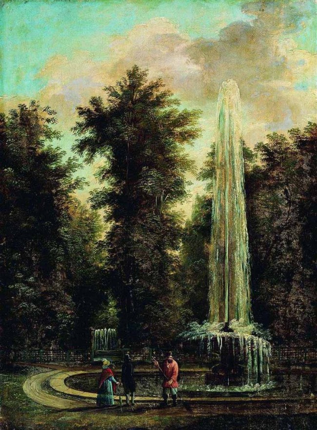 Сочинение по картине: Галактионов - "Фонтан в парке"