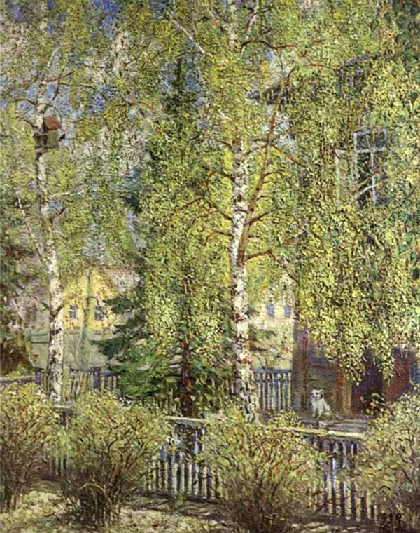 Сочинение по картине: Герасимов - "Песня скворца"