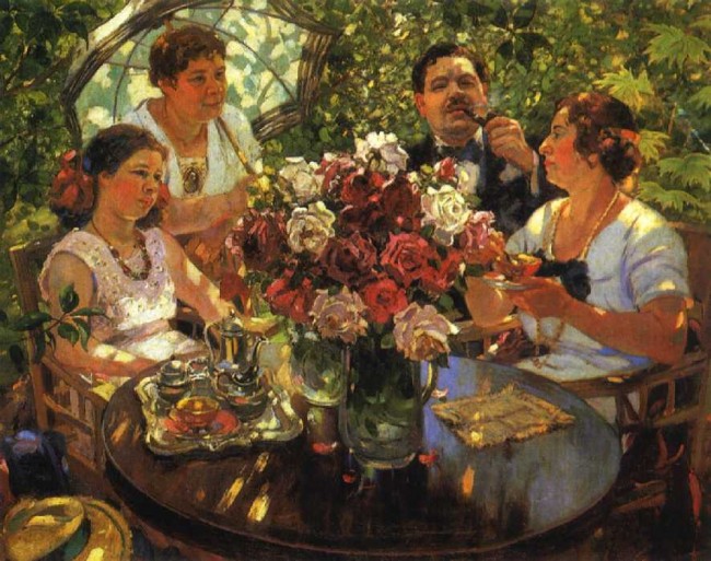 Сочинение по картине: Герасимов - "Семейный портрет"