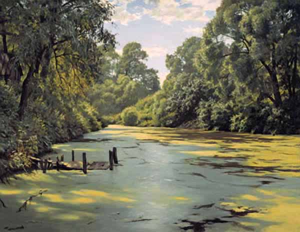 Сочинение по картине: Герасимов - "Цветущий пруд"