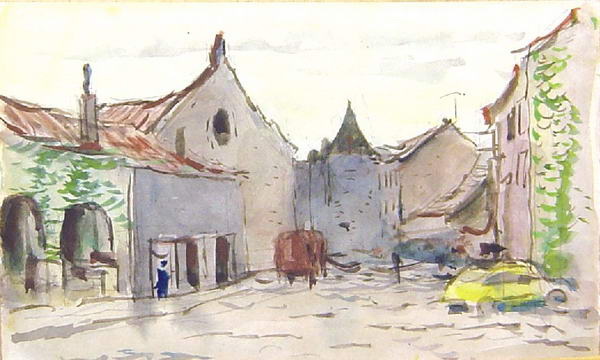 Сочинение по картине: Герасимов - "Городок на юге Франции"