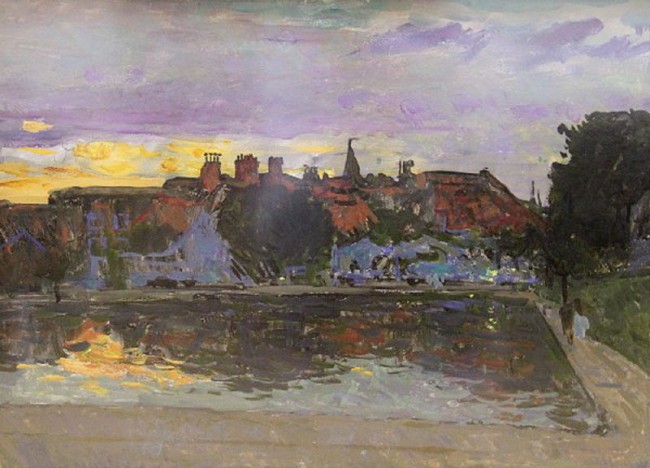 Сочинение по картине: Герасимов - "Городской пейзаж"