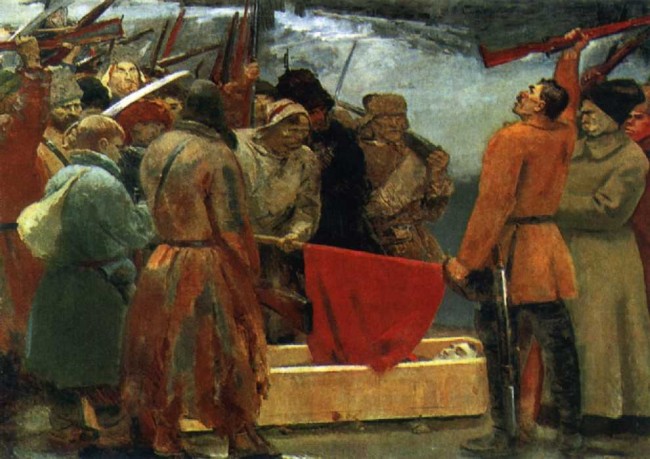 Сочинение по картине: Герасимов - "Клятва сибирских партизан"