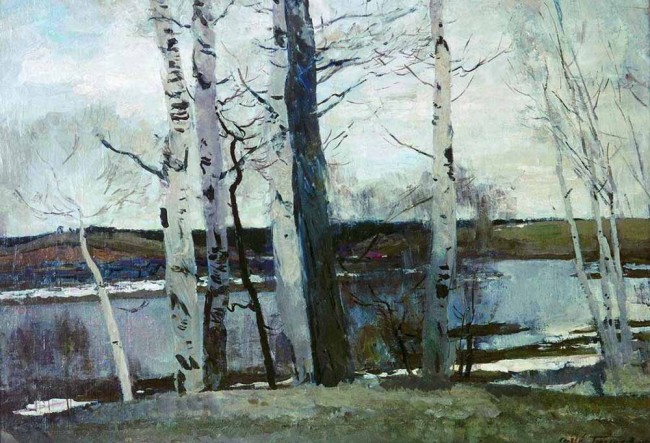 Сочинение по картине: Герасимов - "Лед прошел"