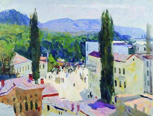 Сочинение по картине: Герасимов - "На южном курорте"