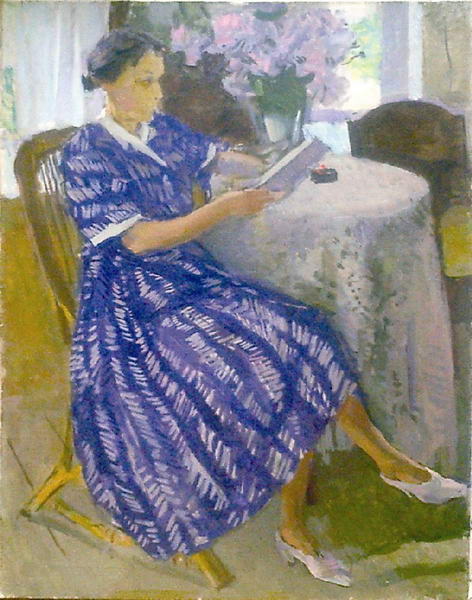 Сочинение по картине: Герасимов - "Портрет Герасимовой А.Г."