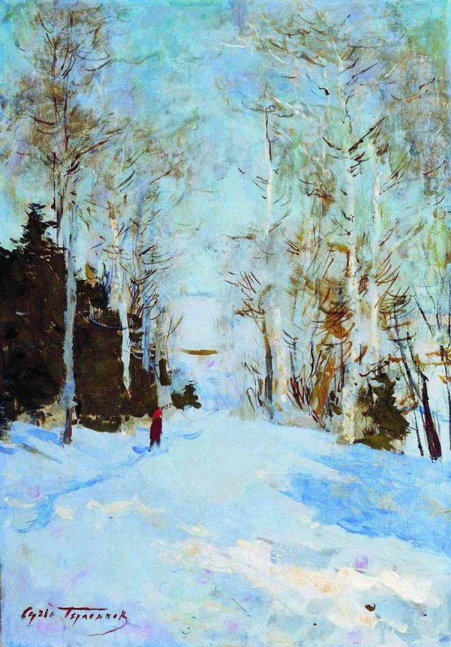 Сочинение по картине: Герасимов - "Весна. Март"