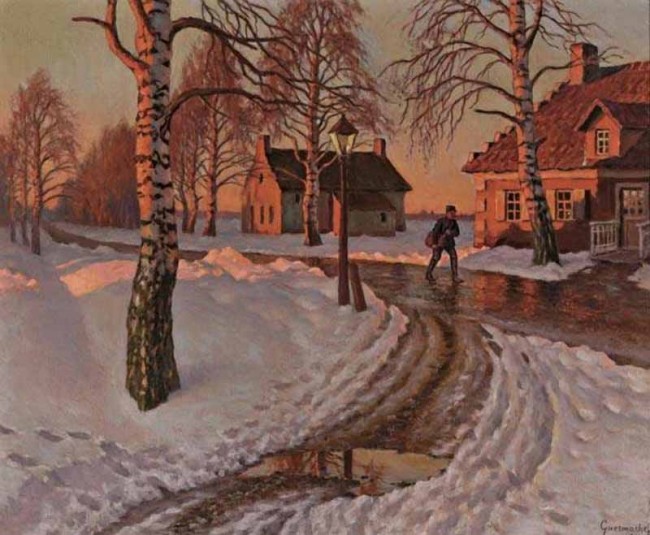 Сочинение по картине: Гермашев - "Дорога домой"