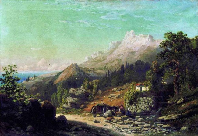 Сочинение по картине: Гине - "Ай-Петри"