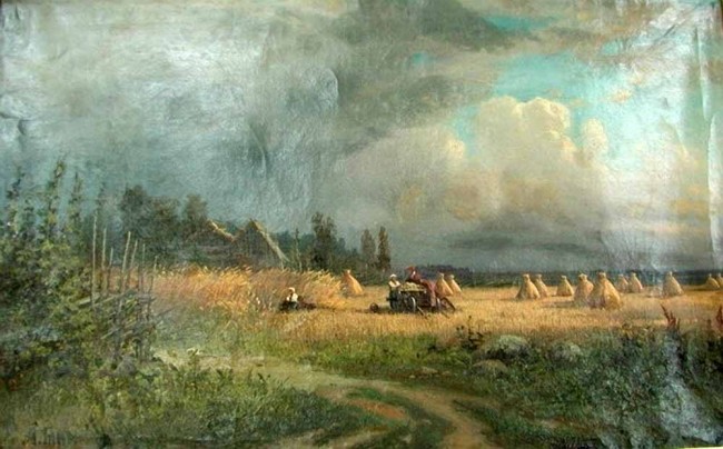 Сочинение по картине: Гине - "Деревня"