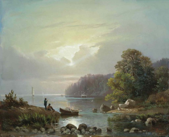 Сочинение по картине: Гине - "Пейзаж с рыбаками" Сочинение по картине: Гине - "Пейзаж с рыбаками"