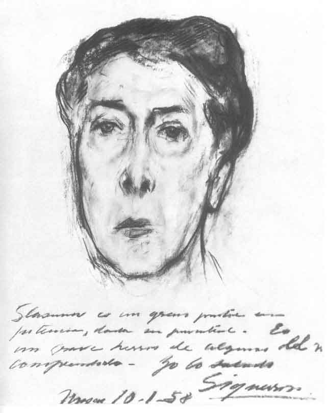 Сочинение по картине: Глазунов - "Давид Альфаро Сикейрос"