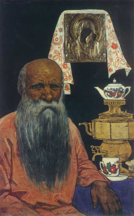 Сочинение по картине: Глазунов - "Русский мужик"