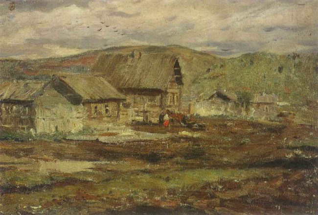 Сочинение по картине: Глазунов - "Сибирская деревня"