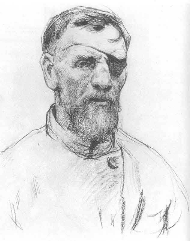 Сочинение по картине: Глазунов - "Старик с повязкой"