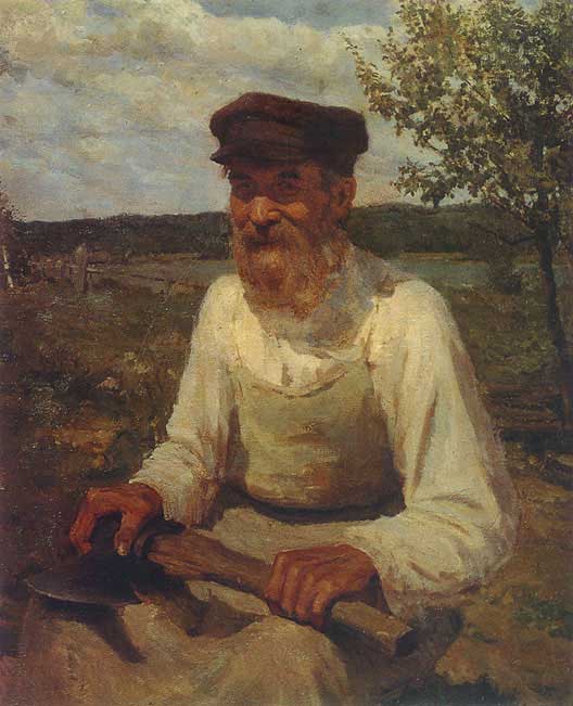 Сочинение по картине: Глазунов - "Старик с топором"