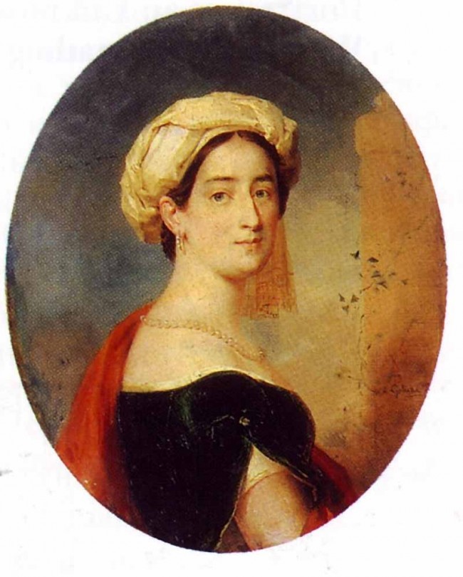 Сочинение по картине: Голике - "Портрет неизвестной в тюрбане и зеленом платье"