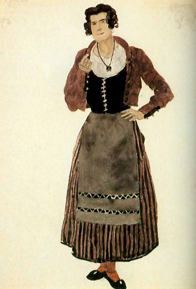 Сочинение по картине: Головин - "Девушка с фабрики"