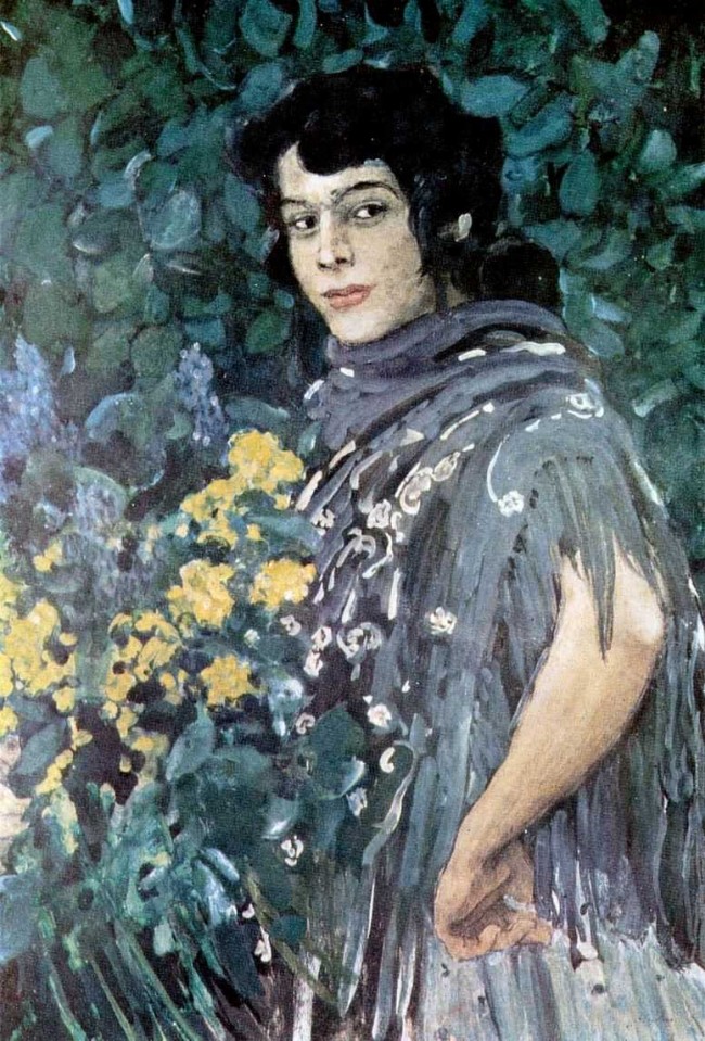 Сочинение по картине: Головин - "Испанка с букетом желтых цветов" Сочинение по картине: Головин - "Испанка с букетом желтых цветов"