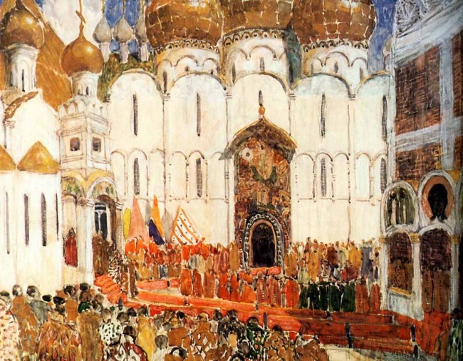 Сочинение по картине: Головин - "Коронация"