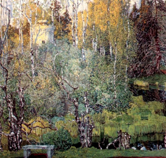 Сочинение по картине: Головин - "Нескучный сад"