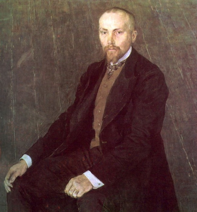 Сочинение по картине: Головин - "Портрет художника Н.К.Рериха"