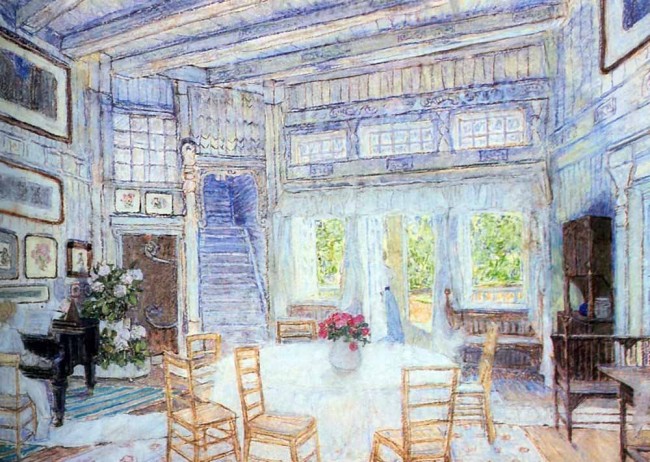 Сочинение по картине: Головин - "Столовая в доме доктора Вангеля"