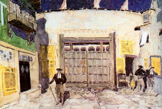 Сочинение по картине: Головин - "У ворот цирка" Сочинение по картине: Головин - "У ворот цирка"