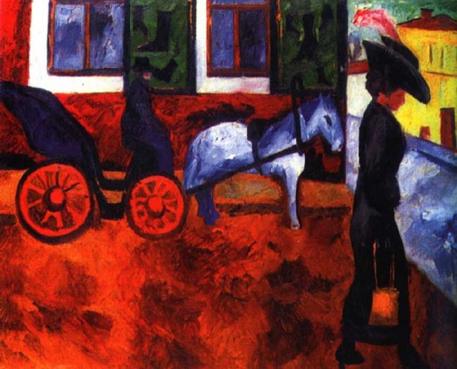 Сочинение по картине: Гончарова - "Московская улица"