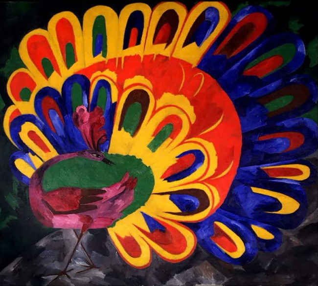 Сочинение по картине: Гончарова - "Павлин под ярким солнцем"