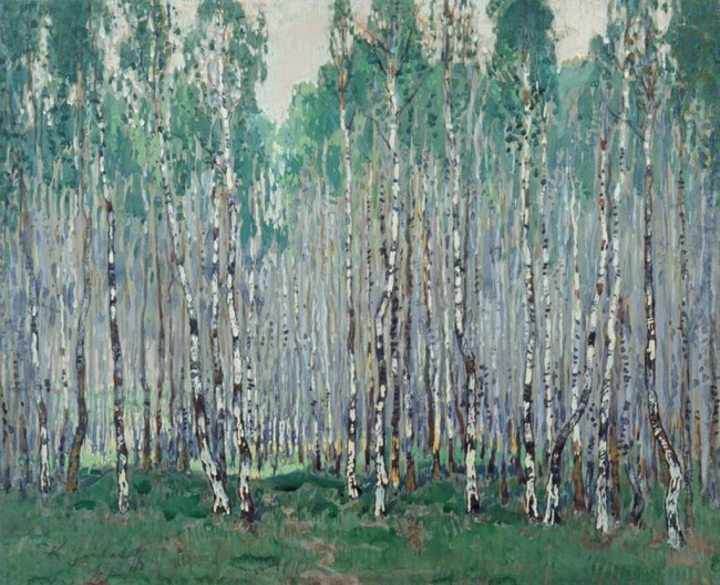 Сочинение по картине: Горбатов - "Весна в березовой роще"