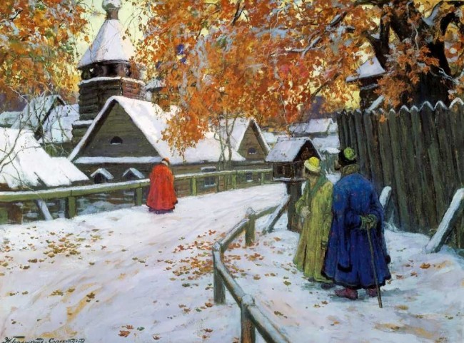 Сочинение по картине: Горюшки - "Старая Русь"