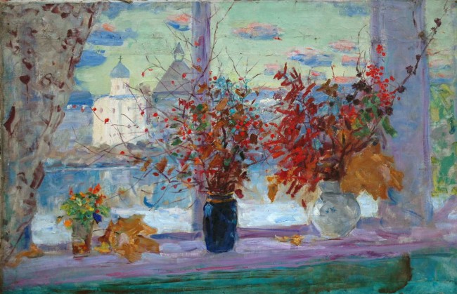 Сочинение по картине: Гремитских - "Осенний букет"