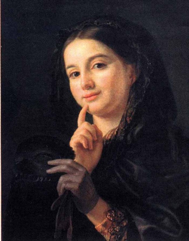 Сочинение по картине: Грибков - "Дама с маской"