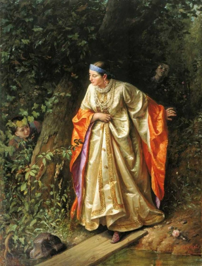 Сочинение по картине: Грибков - "Прятки"