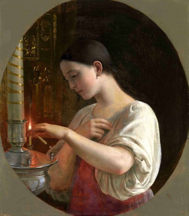 Сочинение по картине: Грибков - "В церкви"