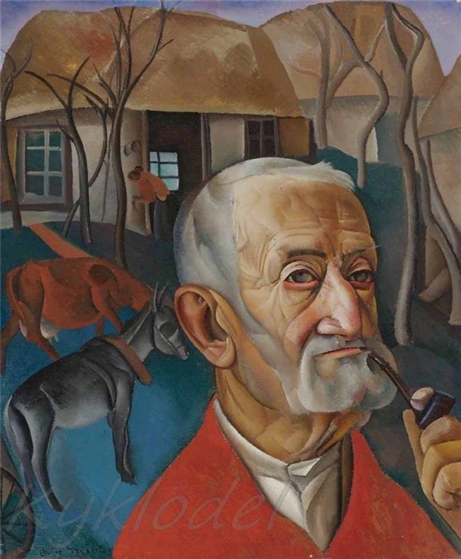 Сочинение по картине: Григорьев - "Мужчина с трубкой"